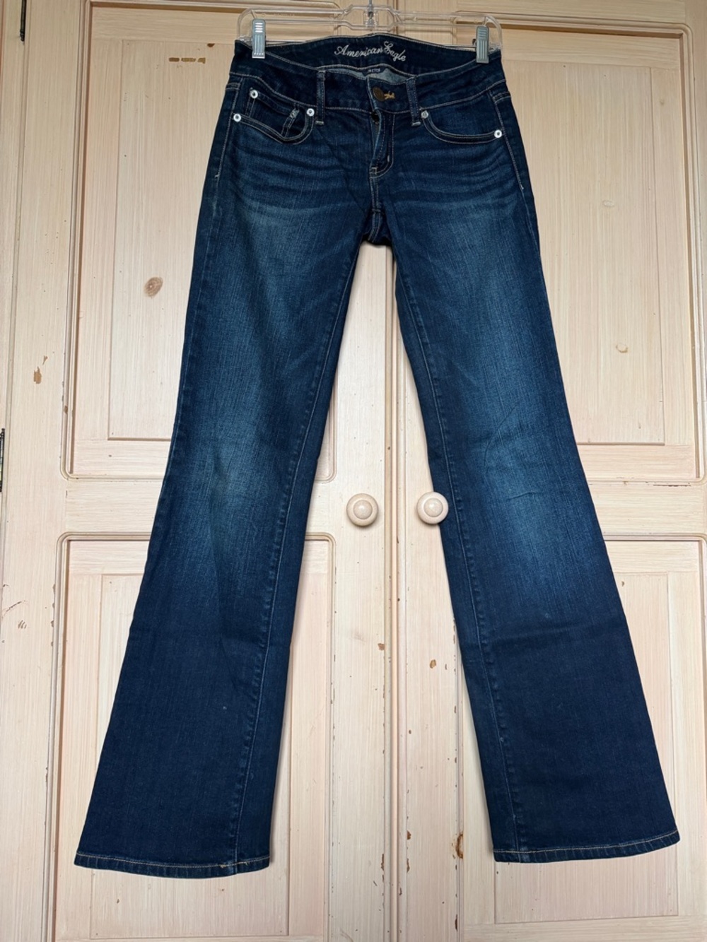 American Eagle Outfitters Deep Indigo Flared Jeans